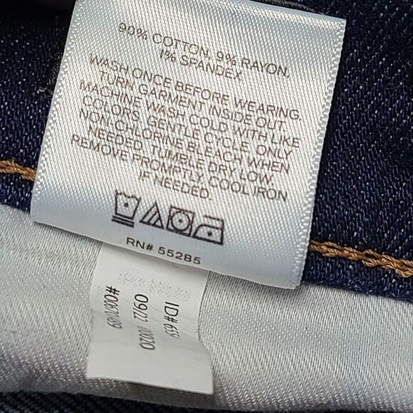 Express Womens Jeans 6 Reg Editor Bootcut Low Rise Festival Denim Pants Slim Fit - Picture 7 of 10